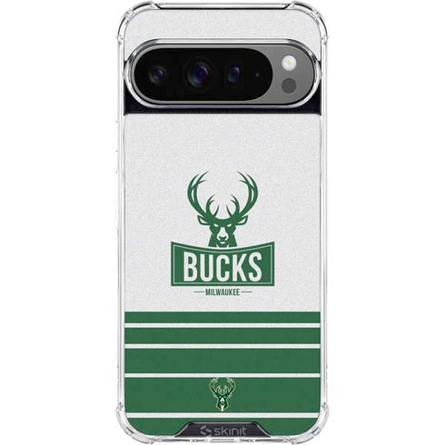 NBA Milwaukee Bucks Static Google Pixel 10 Pro XL Clear Case